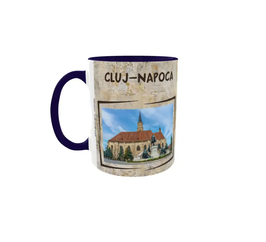 Cluj-napoca, model 2, cana ceramica, 330ml